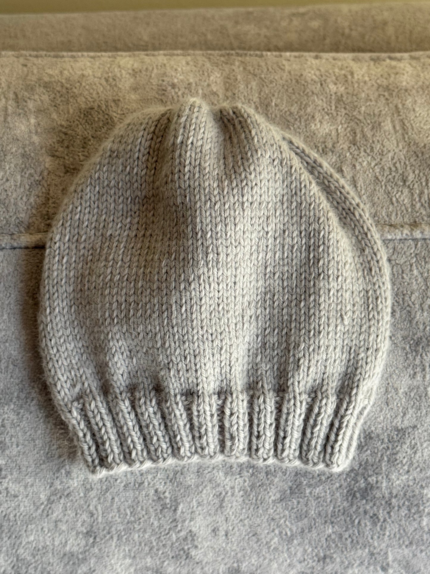 Gorro Cinza em Lã